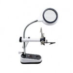 High Magnification with Auxiliary Clamp LED Magnifier MG16075-8L