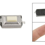 SMD Mini Push Button Tactile Switch 2 Pin 3x6x2.5mm White 1Pcs