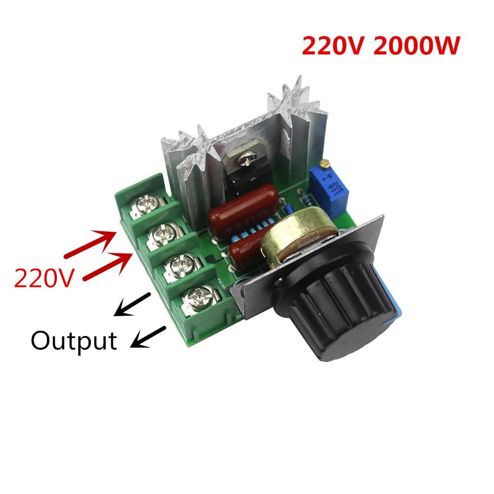 AC 220 V 2000 W SCR Voltage Regulator Dimming Dimmers Speed Thermostat Controller