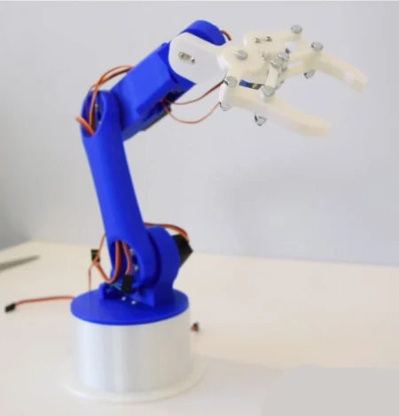 DIY Arduino Robot Arm 3D Printed Body (Parts Only, Without Motors and Controller) — 6 DOF (5 DOF + Gripper)