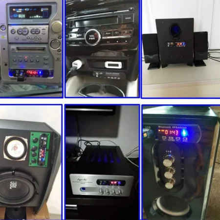 Bluetooth MP3 Decoding Board Module with inbuilt SD Card Slot / USB / and Remote Control (12V) Hopson (not Included FM)