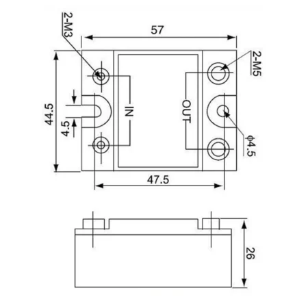 DC To AC SSR-25DA Solid State Relay Module 3-32 VDC /24-380VAC 25A