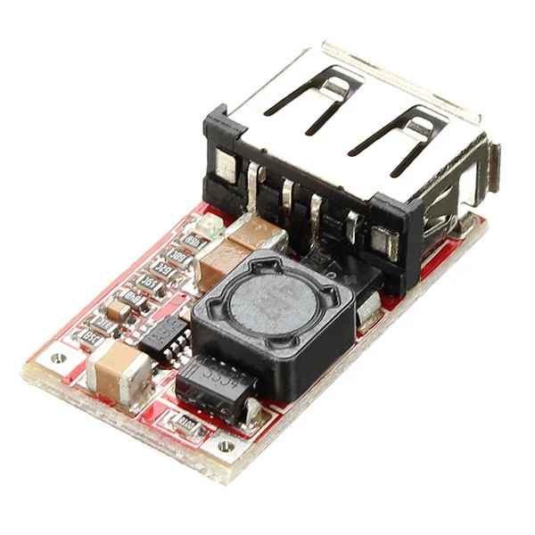 DC to DC 6-24V to 5V 3A USB Output Step Down Power Charger with Adjustable Buck Converter