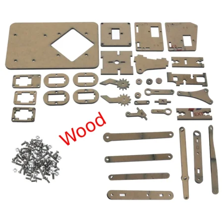DIY Wood Robot Arm Manipulator Mechanical Arm Kit (not-including Servo and Board)