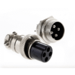 GX16-4 Pole Metal Male Female Panel Connector