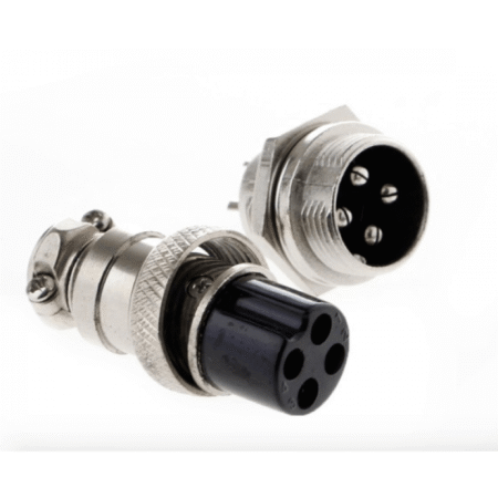 GX16-4 Pole Metal Male Female Panel Connector
