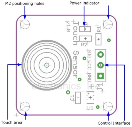 Digital Sensor TTP223B Module Capacitive Touch Switch