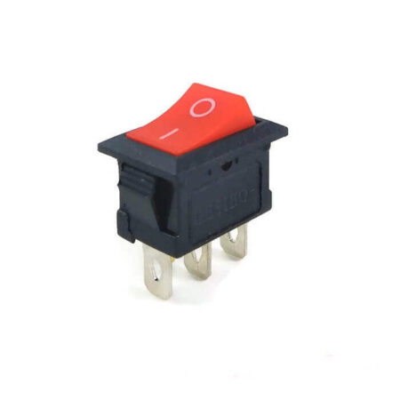 Rocker Switch 3 pin ON/OFF with led 6.5A 250V (KCD1)