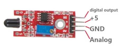 IR Flame Sensor Module 4 pin
