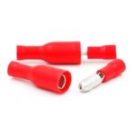 Gauge Male-Female Solderless Crimp Bullet Connectors R-8
