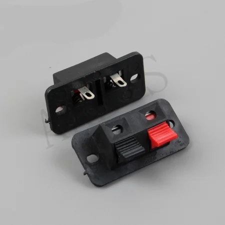 WP2-4 2 way WP Series Socket speaker terminals with one red and one black button