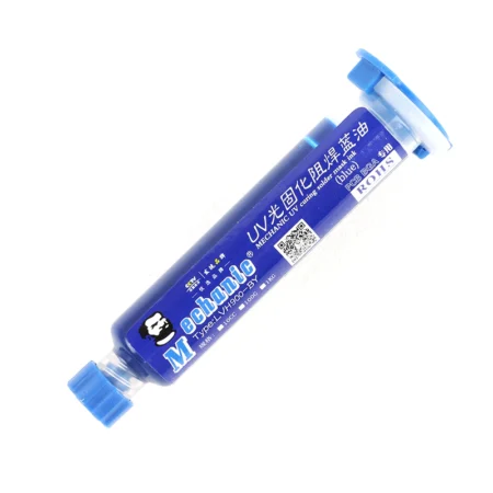 Mechanic UV Curable Solder Mask Blue UV Mask 10mL