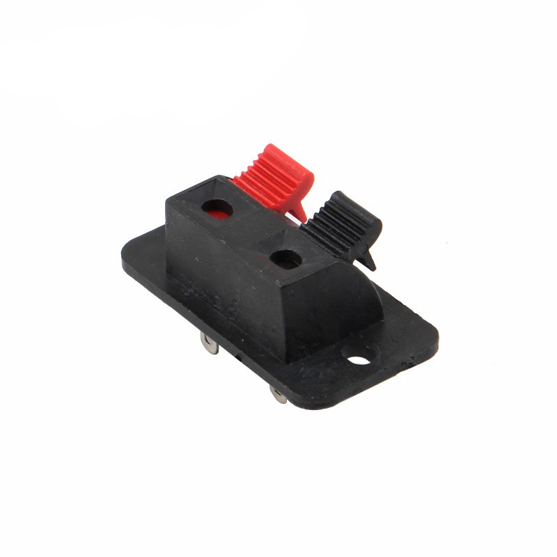 WP2-4 2 way WP Series Socket speaker terminals with one red and one black button