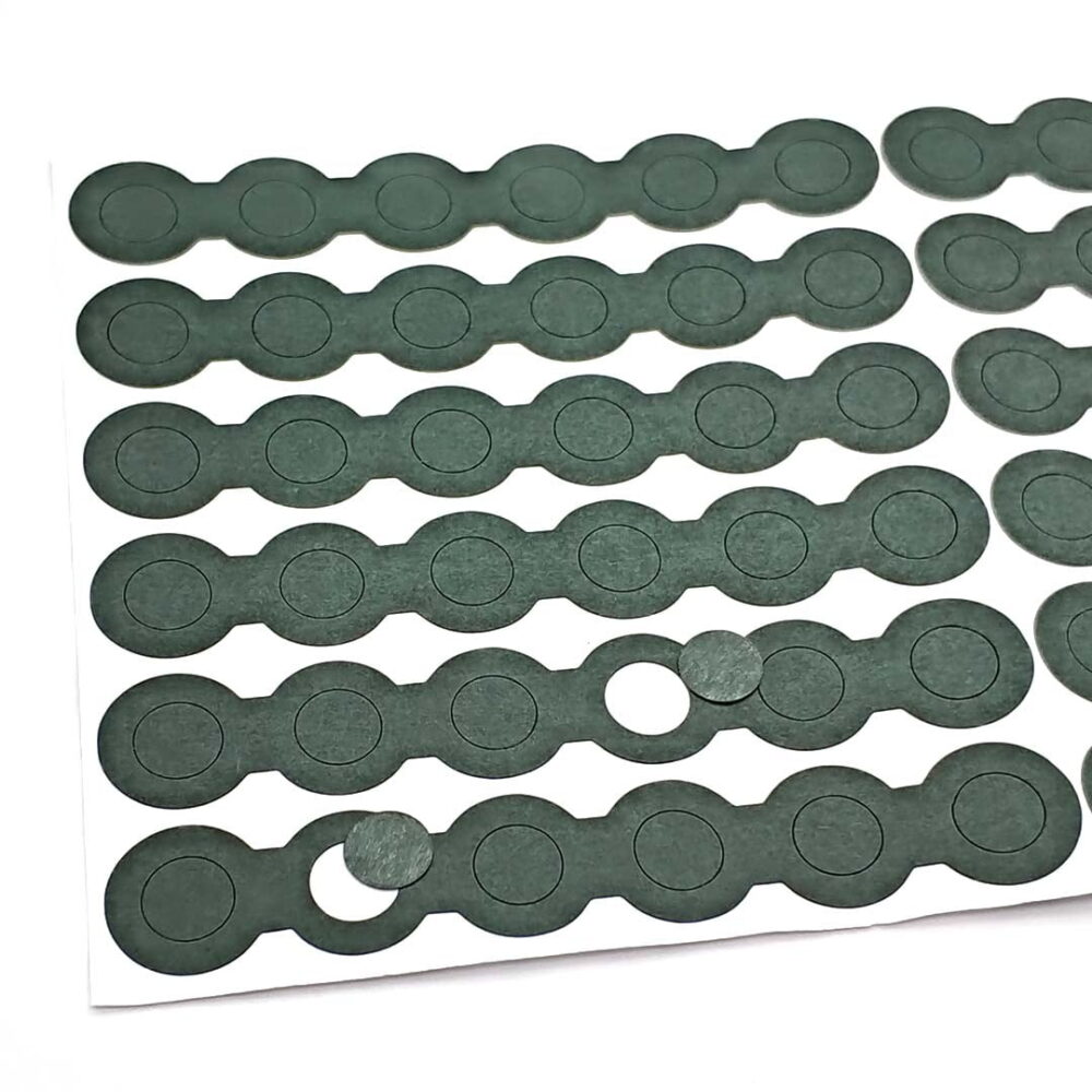 18650 Battery Insulation Paper Hollow Pack 6S Hole (1pcs Only Not Sheet)