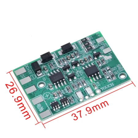 DC LED with charging protection TC4056 TP4056 touch dimming lamp control panel DIY repair general desk lamp circuit