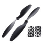 1Pair 1045 10x4.5 Inch CW Propeller CCW Prop For RC Multicopter F450 Quadcopter Black