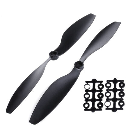 1Pair 1045 10x4.5 Inch CW Propeller CCW Prop For RC Multicopter F450 Quadcopter Black