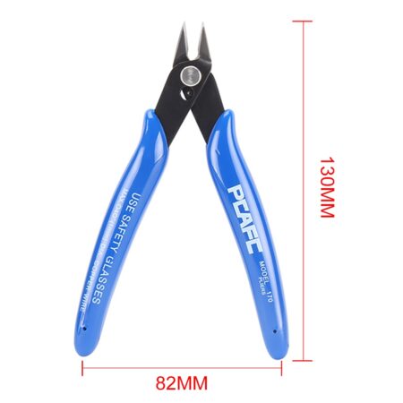Wire Cutters PCAFC Model 170 Diagonal Pliers Clamp Hand Mini Snips Stainless Steel Nipper Trimmer Tools Blue