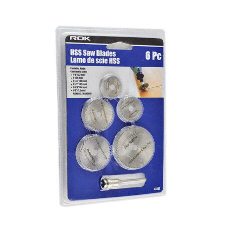 6pcs HSS Circular Saw Blade Rotary Tool For Dremel Metal Cutter Power Tool Set Wood Cutting Discs Drill Mandrel Cutoff