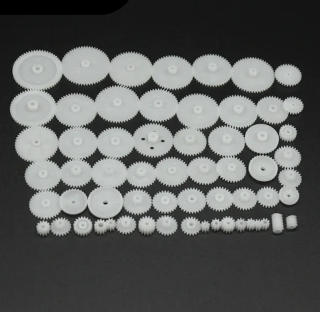 58pcs J293Y Plastic Gears Assorted Kit for DIY Robotics and Household Repair