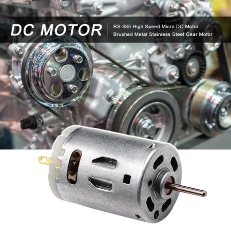 RS-385 DC12V 10000RPM/MIN Mini Brush DC Motor (Diameter 27.6MM)