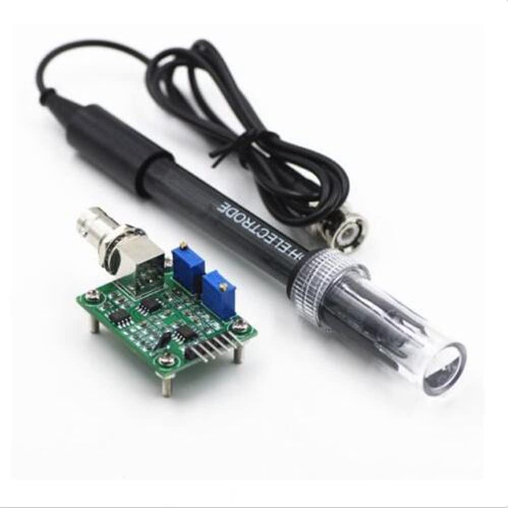 Liquid PH Value Detection Sensor Ph0-14 With PH Electrode Probe BNC Monitoring Control Board