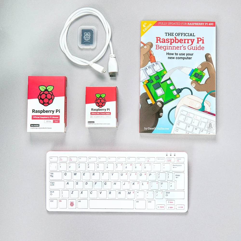 Official Raspberry Pi 400 Personal Keyboard Computer Kit- US Layout