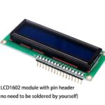 LCD1602 Blue Backlight Soldering Pin Header 16*2 lcd