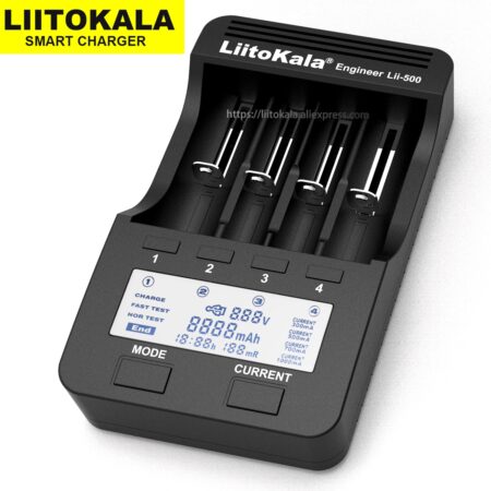 LiitoKala Lii-500 Smart Charger with Adapter