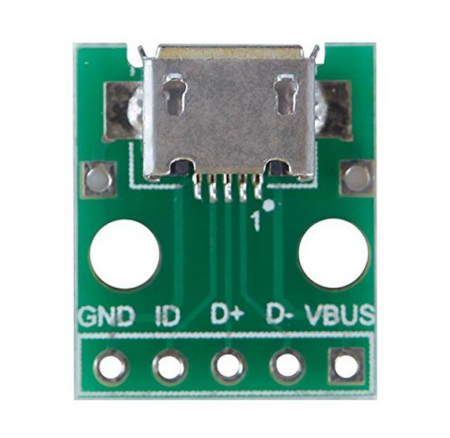 Micro USB Board Type B Mike Patch Straight Plug Adapter Plate Welding Head