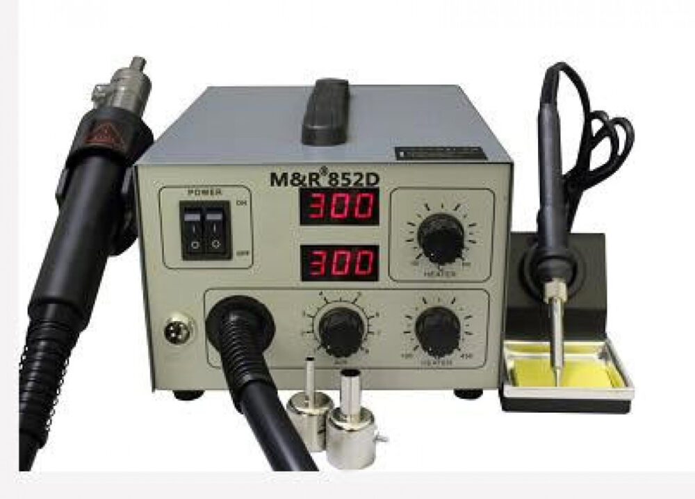 M&R Digital HotAir Soldering Station & Soldering Iron MR 852D