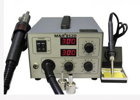 M&R Digital HotAir Soldering Station & Soldering Iron MR 852D