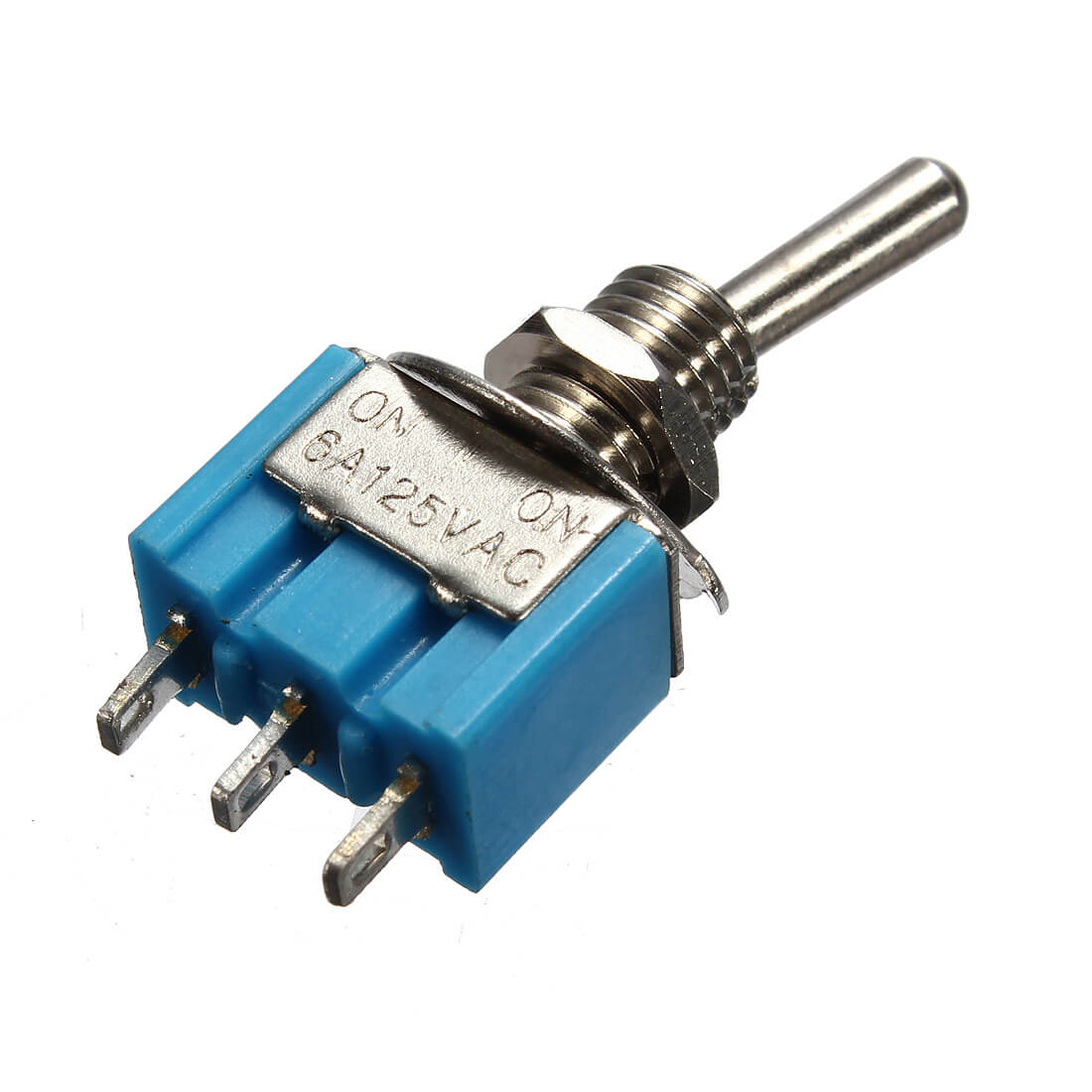 Mini Toggle Switch 3 Pins-SPDT-ON-OFF-ON 6A,125VAC
