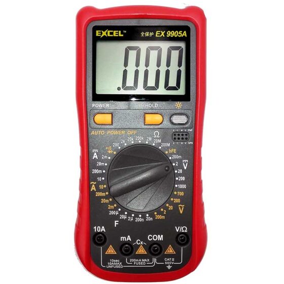 Buy Digital Multimeter EX9905A Online in Egypt – 350.00 EGP | Micro Ohm ...