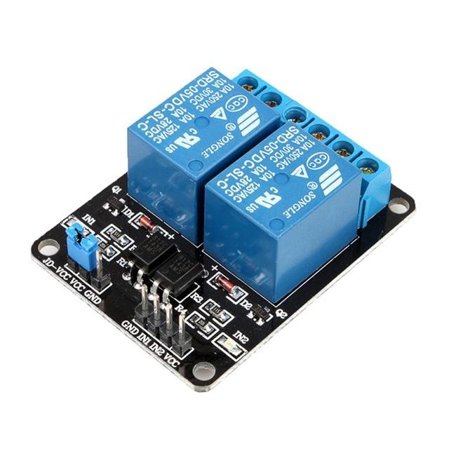5V 2 Channel Relay Module with Optocoupler