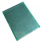 9x15 cm Universal FR4 PCB Prototype Board Single-Sided 2.54mm Hole Pitch Dots With Green Musk