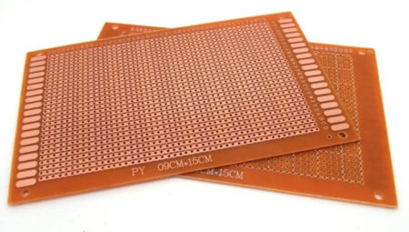 PCB 15*9 cm2 FR2 connected line