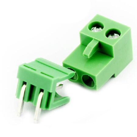Pluggable Terminal Block 2 Pin KF2EDGR-5.08-2P Right Angle 5.08mm (Rozetta Plug-in)