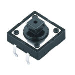 12x12x7.3mm 4 Pin Tactile Push Button Switch – Through-Hole Momentary Square Key