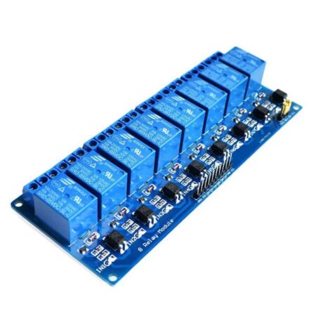 Relay 8 Channel 5V Module with Optocoupler Isolation – 10A Relay Board for Arduino, Raspberry Pi & Automation