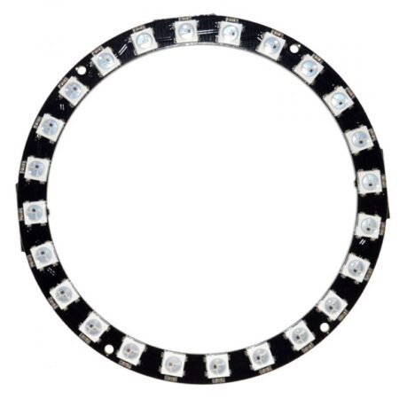 24 Bit WS2812 5050 RGB LED Built-in Full Color Driving Lights Circular Development Board