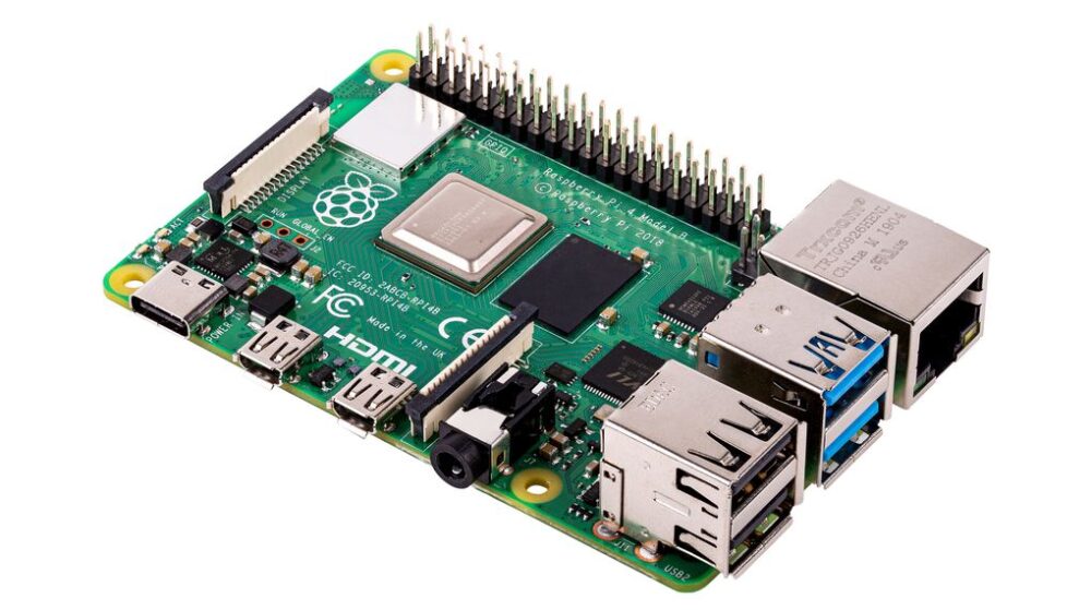 Raspberry Pi 4 Model B with 2 GB RAM
