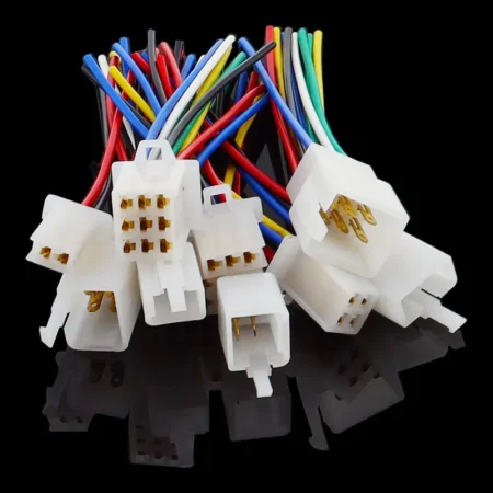 1set 2.8mm 2/3/4/6/9/12 pin Automotive Quick connection Electrical wire connector Male Female cable terminal plug Kits Motorcycle