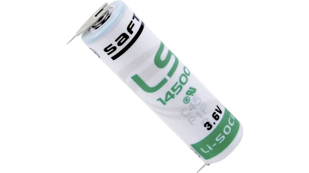 LS14500 SAFT Lithium Battery 3.6V With Pins (France) High copy
