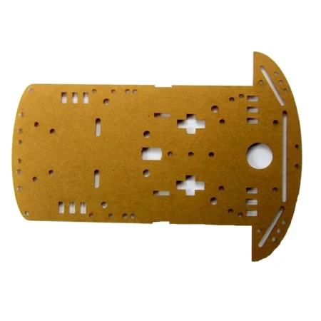 2WD Small Wood Plate Panel For Smart Car Chassis