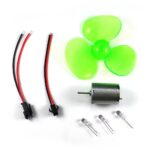 100 mm Big Four-Leaf Micro Wind Generator DC Motor with Propeller and LED