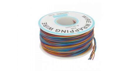 30 AWG Wrapping Wire 0.25mm 8-Wire Colored Wrapping (P/N B-30-1000) 300M