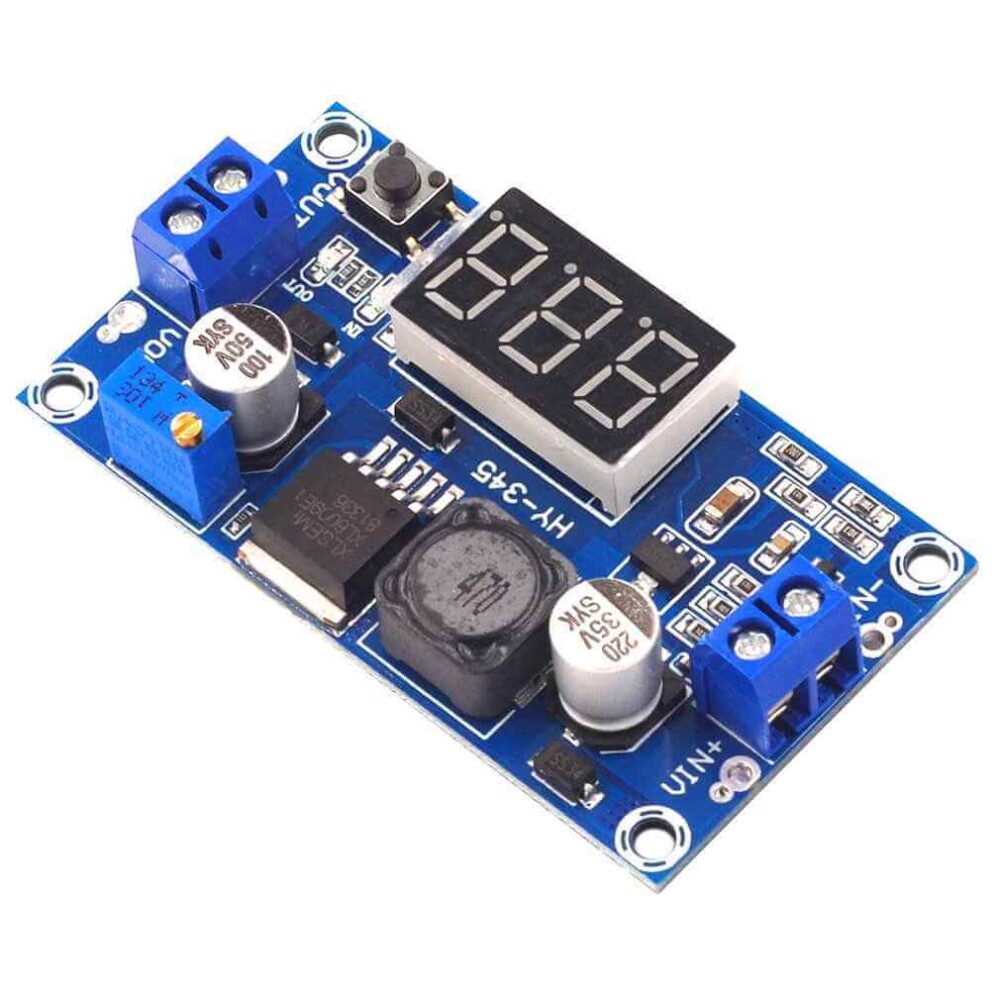 XL6009 4A DC-DC Step Up Power Supply Module With Display