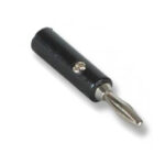 Banana Plug 4 mm Male Black Color