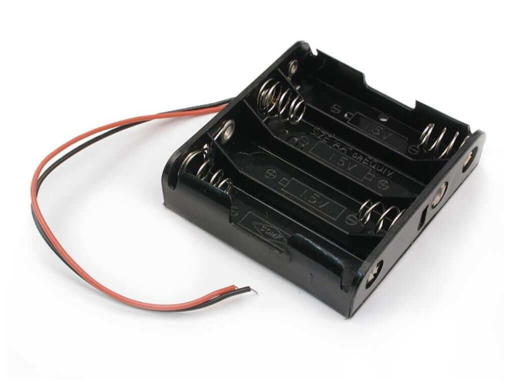 4 x 1.5V AA Battery Holder Without Cover